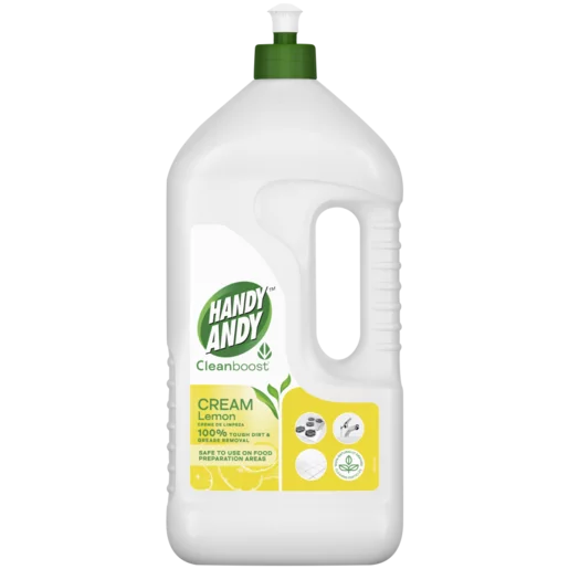 10699518EA-checkers515Wx515H.webp Handy Andy Lemon Multipurpose Cleaning Cream 1.5L - Image 1