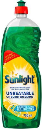 Sunlight Regular Degreasing Dishwashing Liquid Detergent 750ml - Image 2