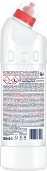 Domestos Whitening Multipurpose Stain Removal Thick Bleach Cleaner 4X6X500ML - Image 3